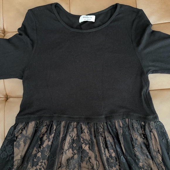 Anthropologie Bailey/44 Black Lace Women’s Dress Small 🎄 - Picture 4 of 5